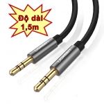 Cáp Audio 3.5mm dây tròn 1.5M Chính hãng Ugreen mạ vàng 24K