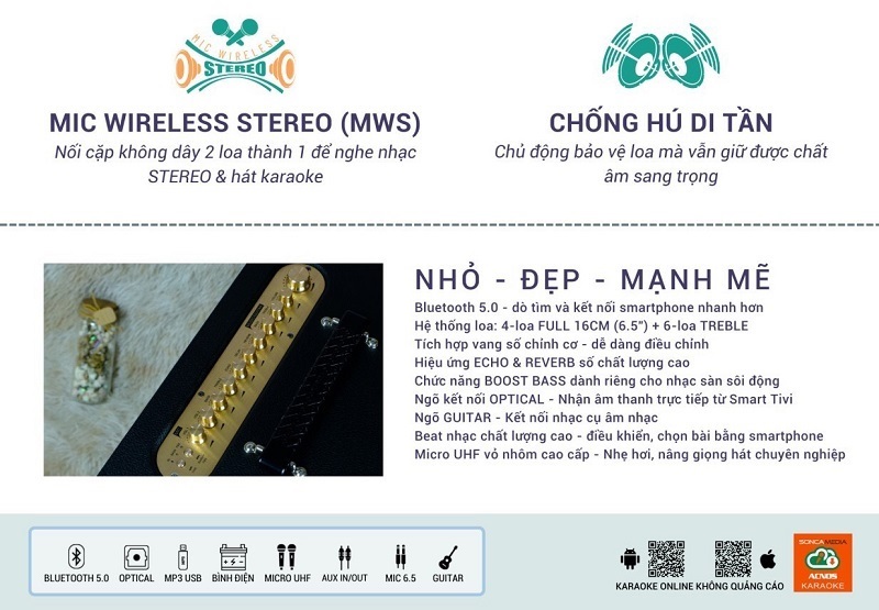 thiết kế của Acnos CS550SR