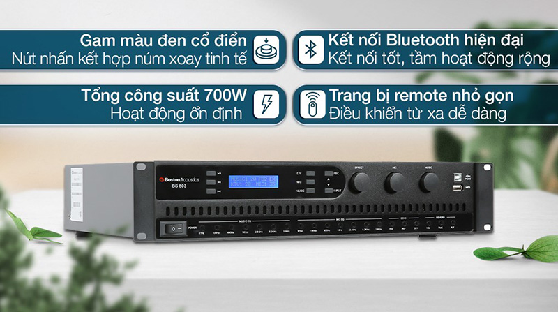 Amply Boston Acoustics BS 803  chính hãng