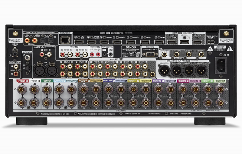 thiết kế của Amply Denon AVC-A1H