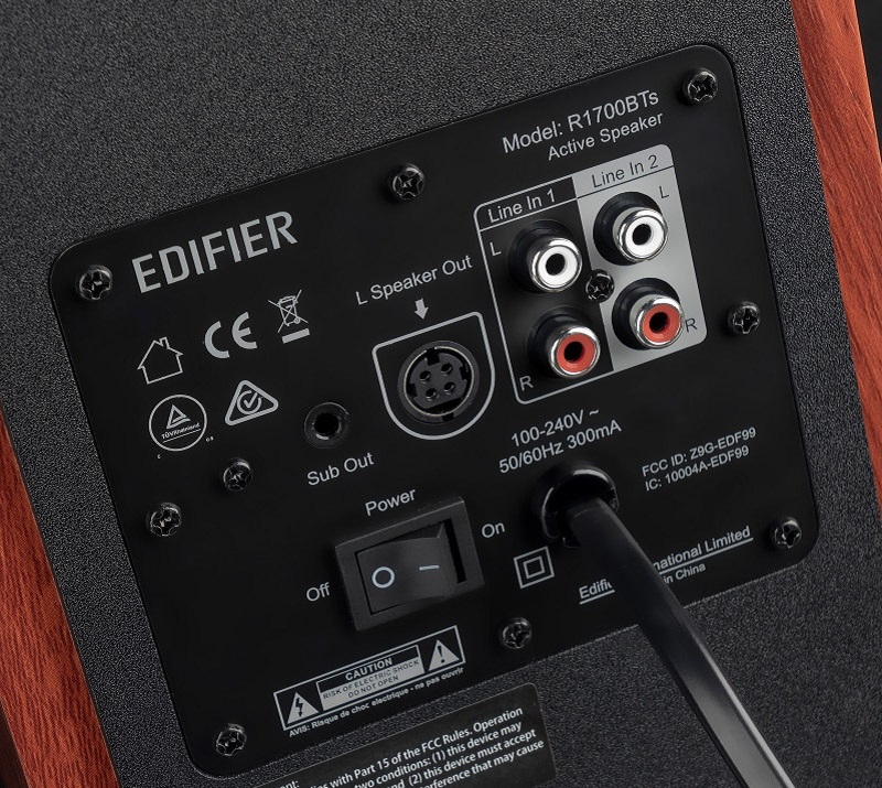 Loa Edifier R1700BTs kết nối