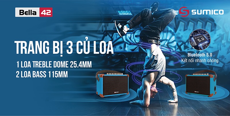 loa Sumico Bella 42 cấu hình