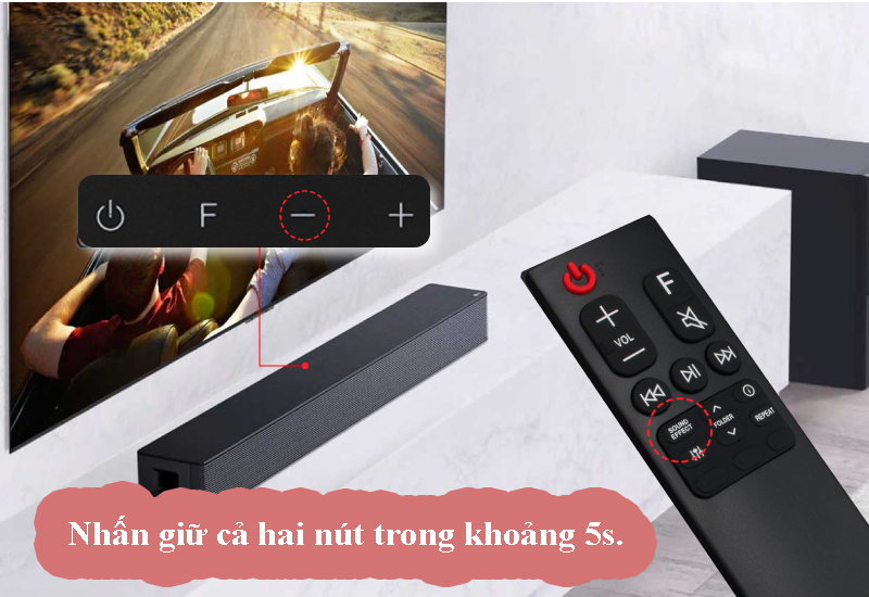 Cách reset loa LG SNH5 (và các mẫu tương tự: SL5R, SH7Q, SH5, SK5R, SJ8, SH8)