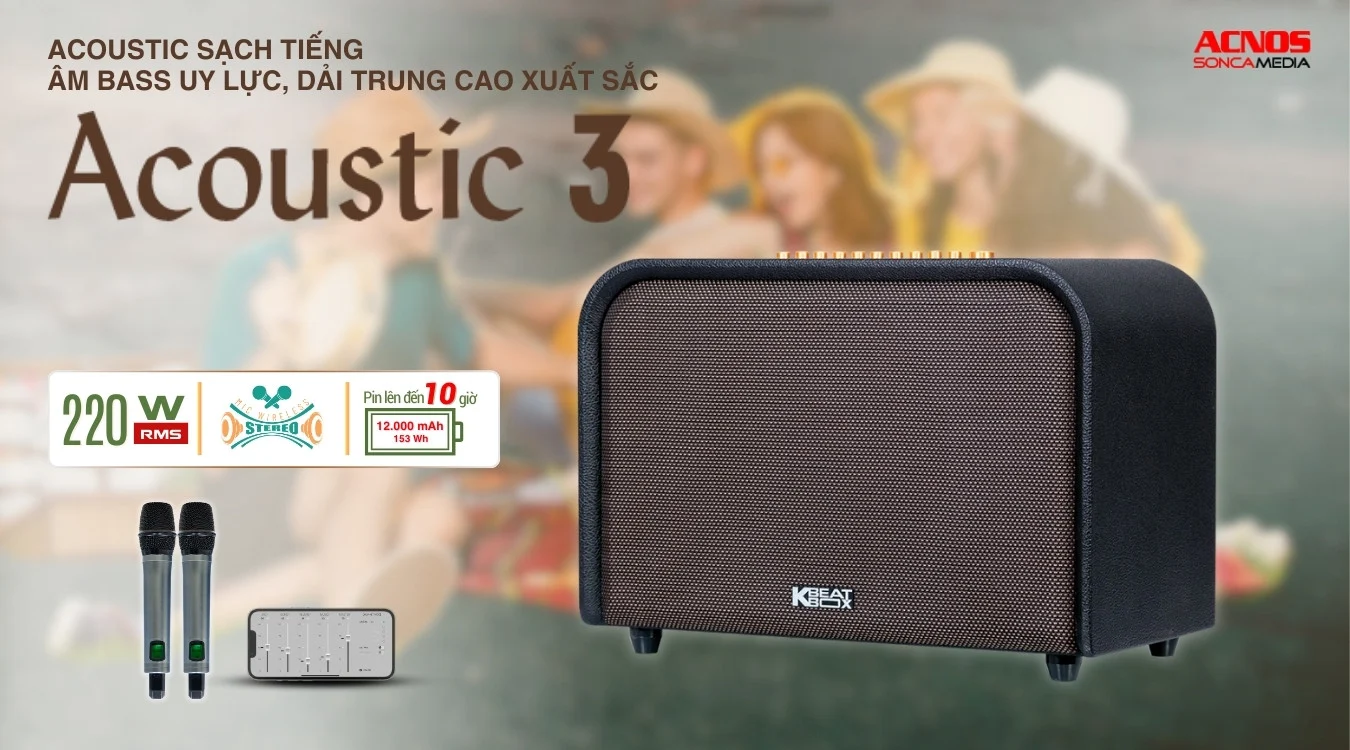 Đặc điểm nổi bật của Loa Acnos Acoustic 3