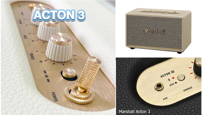 Marshall Acton III tiếp tục kế thừa ngôn ngữ thiết kế truyền thống của Marshall