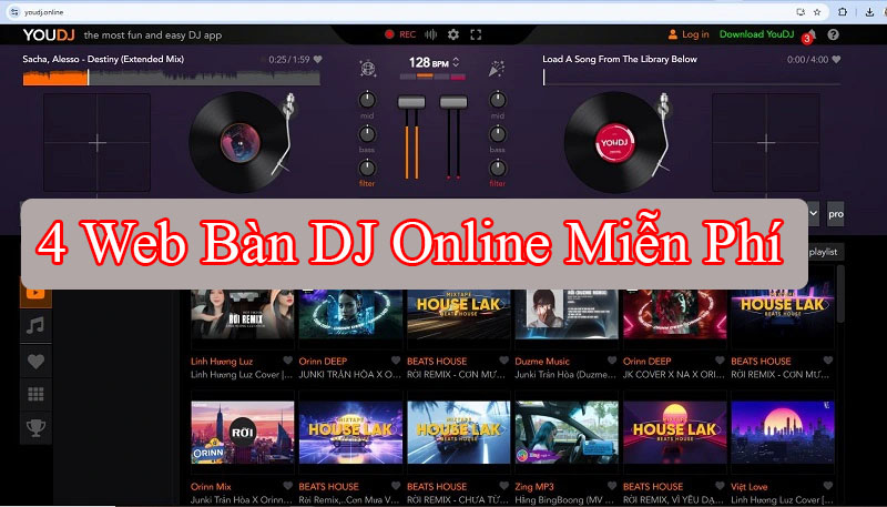4 Web Bàn DJ Online Miễn Phí Được Nhiều Người Mới Lựa Chọn Năm 2026