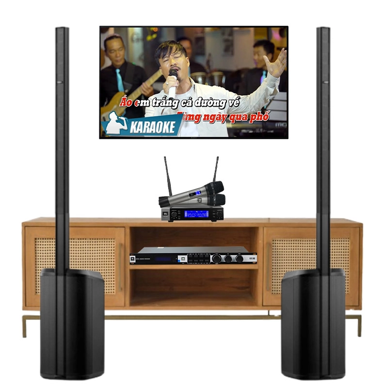 Dàn karaoke di động AT16 (2 Loa Bose L1 Pro 16 + 1 JBL KX180A + 1 JBL VM200)